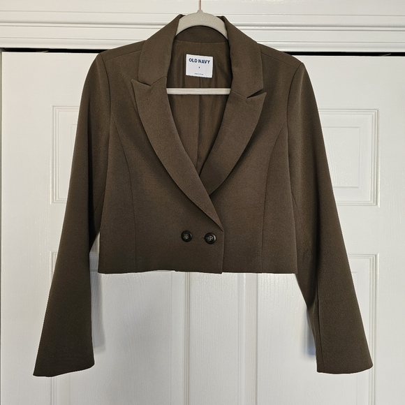 OLD NAVY Cropped two-button jacket [NWOT] - Picture 8 of 12